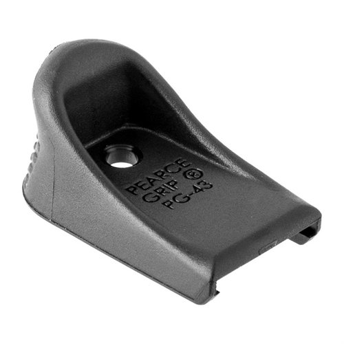 L'estensione del caricatore per Glock® 43 offre una presa migliore e un controllo del rinculo superiore, senza aumentare la capacità o il peso del caricatore.
