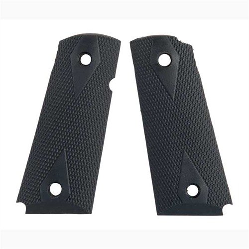 Le impugnature in gomma morbida PEARCE GRIP per 1911 offrono comfort, controllo e una presa sicura grazie al design contornato e al pattern a doppio rombo.