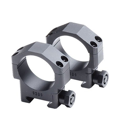 Anelli per ottiche MAXIMIZED, 34mm, in acciaio pesante, progettati per resistere a forti rinculi e mantenere saldamente in posizione ottiche pesanti.