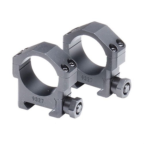 Anelli per ottiche in alluminio extra alti, progettati per resistere a forti rinculi e mantenere saldamente in posizione ottiche pesanti su fucili AR-15, AR-10 e SR-25.