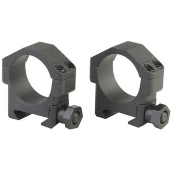 Anelli per ottiche in acciaio 30mm, robusti e progettati per resistere a forti rinculi, ideali per fucili AR-15, AR-10 e SR-25.