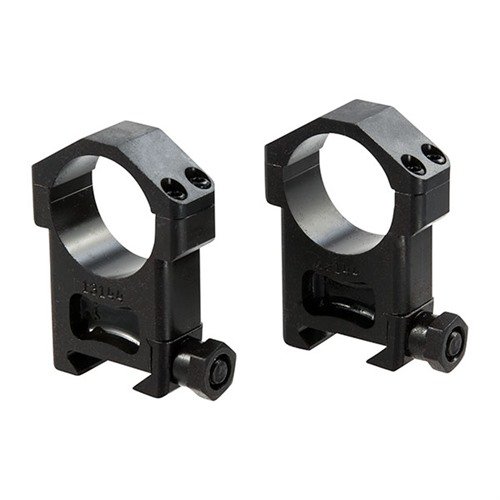 Anelli di mira in acciaio ultra-alti da 30mm, progettati per resistere a forti rinculi e mantenere saldamente i telescopi pesanti su fucili AR-15, AR-10 e SR-25.