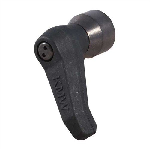 Il LOCK NUT POD-LOC di KMW consente di bloccare e sbloccare il bipod senza attrezzi, con una leva a molla che offre una protezione contro polvere e detriti.