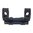 Attacco per cannocchiale 30 mm 0 MOA, nero
