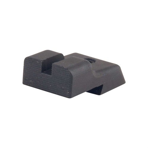 La robusta mira posteriore fissa presenta un dovetail Novak per un facile montaggio, un ampio notch da .135" per una rapida acquisizione del bersaglio.