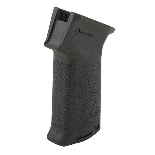 L'AK-47 MOE GRIP di MAGPUL offre un miglioramento ergonomico, una texture aggressiva per il controllo dell'arma e una costruzione in polimero rinforzato.