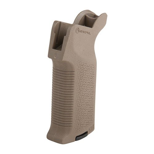 L'AR-15 MOE K2 GRIP di MAGPUL offre un angolo di presa verticale ottimizzato, texture aggressiva per il controllo e compatibilità con Magpul Grip Cores.