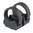 Supporto torcia V-Block con anelli, nero