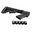 Calcio tattico KICKLITE per Remington 870 calibro 12, nero