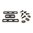 Kit adattatore M-LOK a MOE per AR-15, nero