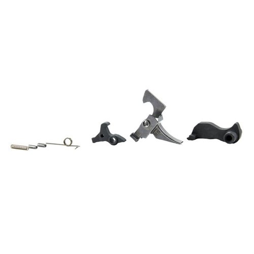 Il grilletto ALG AKT ULTIMATE offre una corsa leggera e precisa, realizzato in acciaio S7 con finitura auto-lubrificante e resistenza alla corrosione.