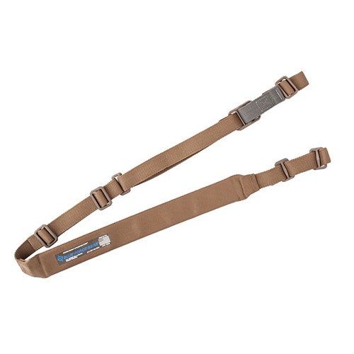 Il Padded Vickers Sling offre transizioni rapide da trasporto a combattimento, con regolazione facile, materiali superiori e lunghezza massima di 67 pollici.