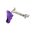 Grilletto ACT migliorato con barra del grilletto Gen 3 per Glock - viola