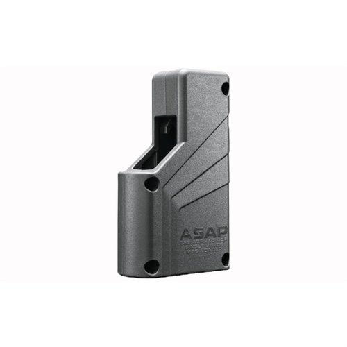 Il caricatore Butler Creek ASAP per caricatori a singolo stack rende il rifornimento veloce e facile, compatibile con 9mm e .45 ACP, 100% made in USA.