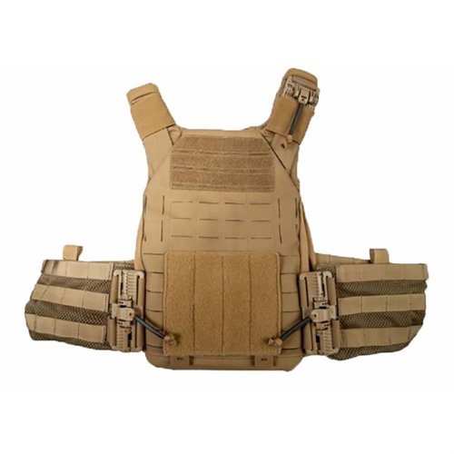 Il SMC Plate Carrier è leggero, modulare e progettato per il massimo comfort, con sistema MOLLE/PALS, cerniere YKK e rilascio rapido in caso di emergenza.