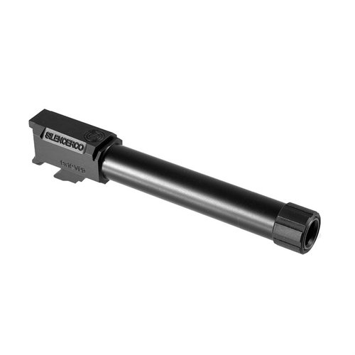 Il canna filettata SIG P226 di SilencerCo consente di convertire il tuo P226 per il fuoco silenziato, con filettature ½"-28 e costruzione in acciaio inox 416R.