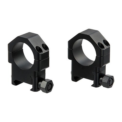 Le TSR Scope Rings in alluminio 7075-T651 offrono una superba tenuta e allineamento preciso, con capacità di assorbire il rinculo e una finitura elegante.