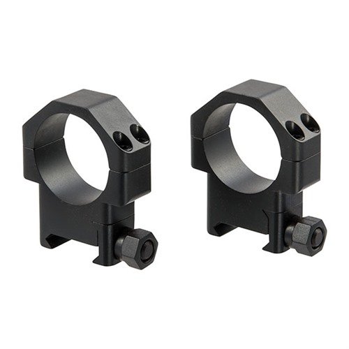 Anelli TSR-W in acciaio legato, lavorati con tolleranze di .0002", garantiscono un contatto massimo e sicurezza contro il rinculo, con design elegante e pratico.