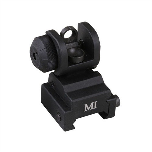 Mirino AR-15 MCTAR-ERS offre un supporto di emergenza istantaneo, costruito in alluminio resistente, con aperture regolabili per ogni distanza e facile installazione.