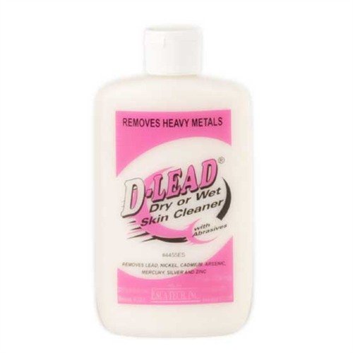 Elimina residui nocivi di piombo e metalli pesanti dalla pelle con D-Lead. Wipes monouso e detergente per la pelle, ideale per il tiro e il ricarico.