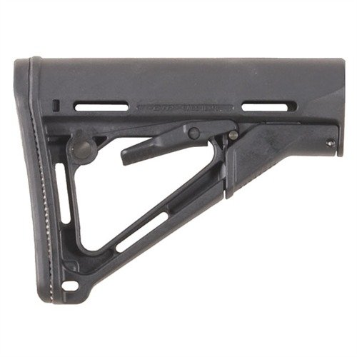 Il calcio AR-15 CTR Magpul offre un sistema di bloccaggio senza gioco, regolazione della lunghezza, materiale resistente e diverse opzioni di attacco per slings.