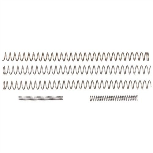 Kit di molle di alta qualità per 1911, garantiscono prestazioni affidabili, con molle di recupero standard e extra potenza per cariche +P e accensione positiva.