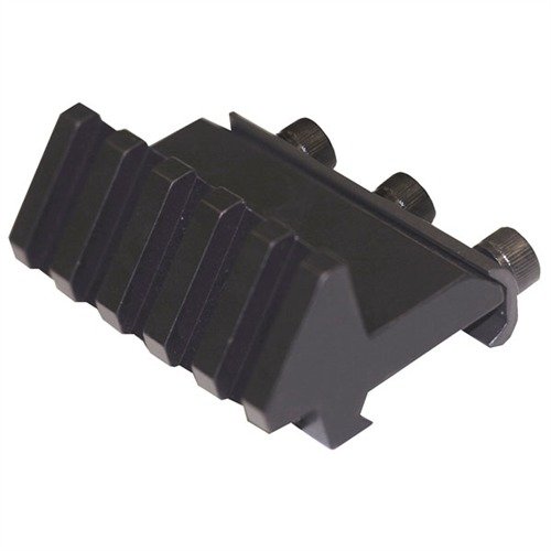 Il supporto angolare Picatinny a 45° di DOUBLE STAR consente il montaggio di accessori tattici senza ostacolare la vista principale, garantendo stabilità e leggerezza.