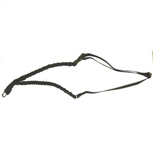 La STORM SINGLE-POINT TACTICAL SLING offre una costruzione robusta in nylon, bungee elastico per flessibilità, e un sistema di sgancio rapido per un accesso immediato all'arma.