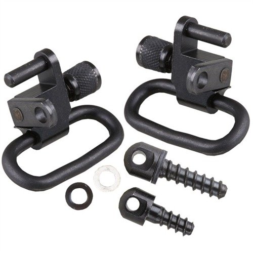 I ganci per fucile in acciaio sono robusti e senza parti in plastica, con sistema di sgancio rapido per un uso versatile su più fucili. Disponibili in set.