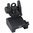 AR-15 Mirino posteriore pieghevole e regolabile MCTAR-SPLP nero