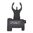 Alzo anteriore ribaltabile stile HK 1,3" alluminio nero