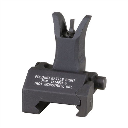 I mirini flip-up TROY INDUSTRIES offrono un backup sicuro, si alzano facilmente, si bloccano in posizione e si integrano perfettamente su qualsiasi rail Picatinny.