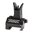 Mirino anteriore ribaltabile 1.34" in alluminio nero
