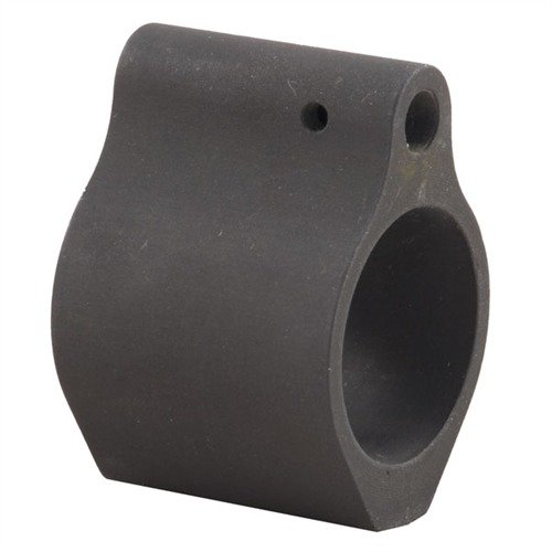 Il gas block low profile AR-15 di TROY INDUSTRIES garantisce un funzionamento affidabile senza interferire con le canne tattiche lunghe, pesando solo 1.4 oz.