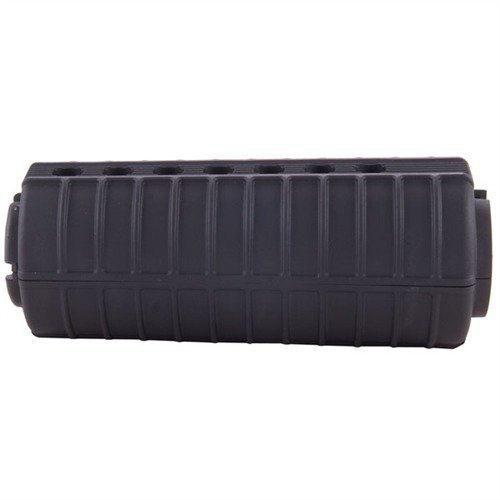 Sostituzione robusta e facile per il handguard dell'M4, realizzata in polimero rinforzato con fibra di vetro, con protezione dal calore e design militare autentico.