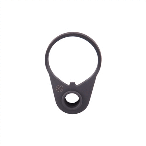 Supporto ambidestro in acciaio per QD sling swivel, sostituisce l'end plate originale senza ostacolare i controlli, compatibile con stock M4 per AR-15/M16.
