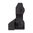 AR-15 mirino posteriore pieghevole regolabile al trizio stile HK nero