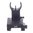 Mirino anteriore ribaltabile 1,6" alluminio nero
