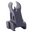 Mirino anteriore battle fisso 2" alluminio nero