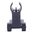 Mirino anteriore battle fisso 2" alluminio nero