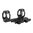 Montatura cantilever 30 mm 0 MOA 2" nera