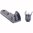RUGER 10/22 Mirini ad apertura TSR200 stile GI Set, nero