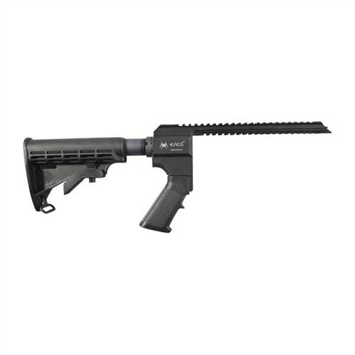 Lanciagranate 37mm di 9" con sistema Kaos, compatibile con AR-15, design di caricamento laterale e chiusura a pulsante per operazioni rapide e sicure.
