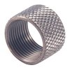 Proteggi il tuo canna filettata con il THREAD PROTECTOR per GLOCK® di LONE WOLF DIST., realizzato in acciaio inox 303 con finitura nera e design zigrinato.