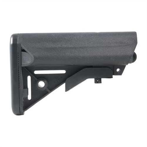 Il calcio AR-15 Enhanced SOPMOD offre un miglior cheekweld, due scomparti impermeabili per batterie e un design che riduce l'inceppamento per operazioni stealth.