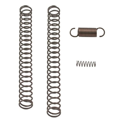 Il COMPLETE SPRING KIT per GLOCK® offre molle per adattare il peso del grilletto, con opzioni da 4 Lb per sport e 6 Lb per autodifesa, garantendo durabilità e prestazioni.