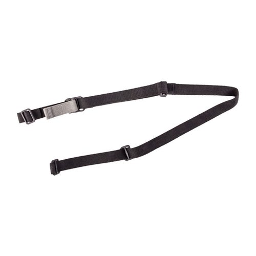 La sling Vickers VCAS offre regolazione rapida senza grovigli, è realizzata in Cordura® e acciaio, e si adatta perfettamente a fucili e carabine.