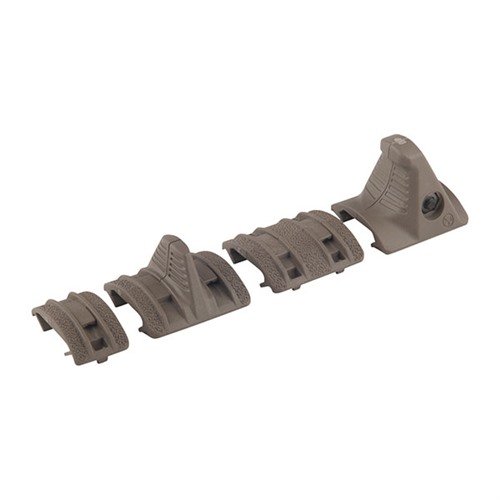 Il kit XTM Hand Stop di MAGPUL offre un controllo superiore dell'arma e protezione per la mano, con un design leggero e profilo basso, disponibile in vari colori.