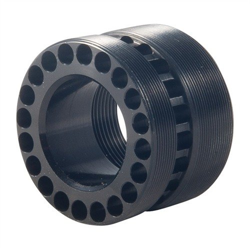 Il Barrel Nut AR-15 in alluminio anodizzato nero è progettato per sostituire parti danneggiate delle canne Yankee Hill, compatibile con AR-15 e M16.