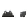 XL OPT COMP mire 3 punti trizio/bianco OL .315" anteriore/.394" posteriore per Glock